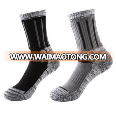 Outdoor hiking ski sport terry mens winter socks