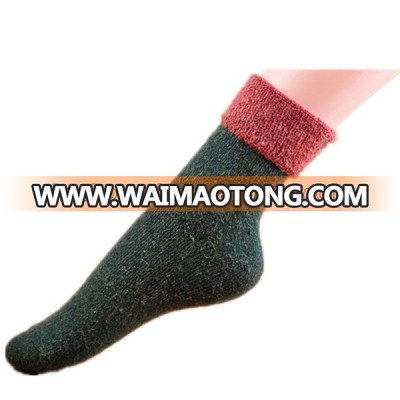 Knitted Warm Winter Angora Merino Wool Sock