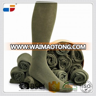 Thick terry cushioned army military sock